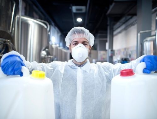 chemicals used in food industry for cleaning